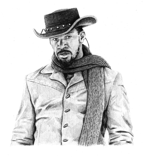 Django Unchained Drawing